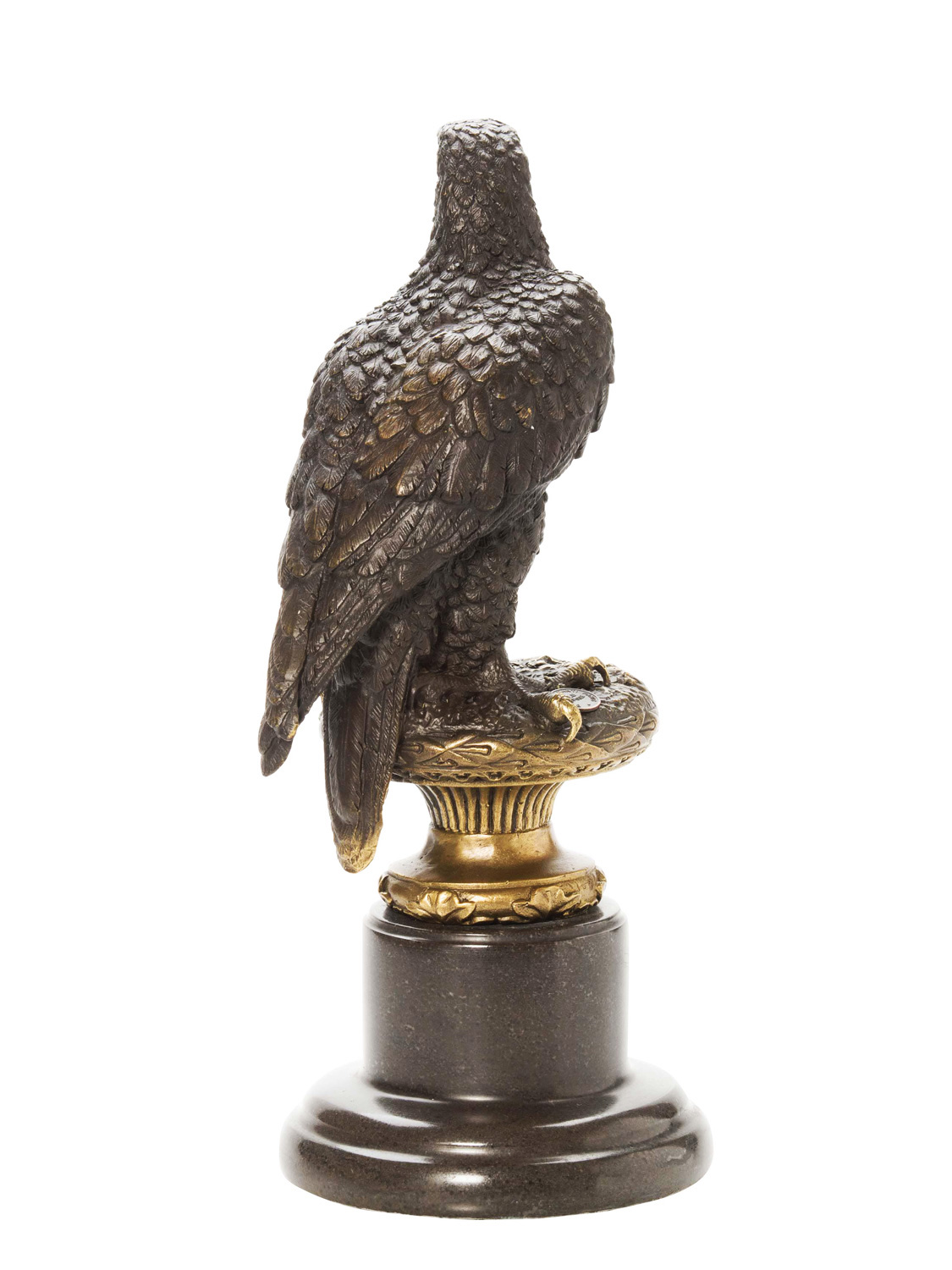 Bronze Adler Skulptur Figur Eagle Bronzeskulptur nach Archibald Thorburn 1860-