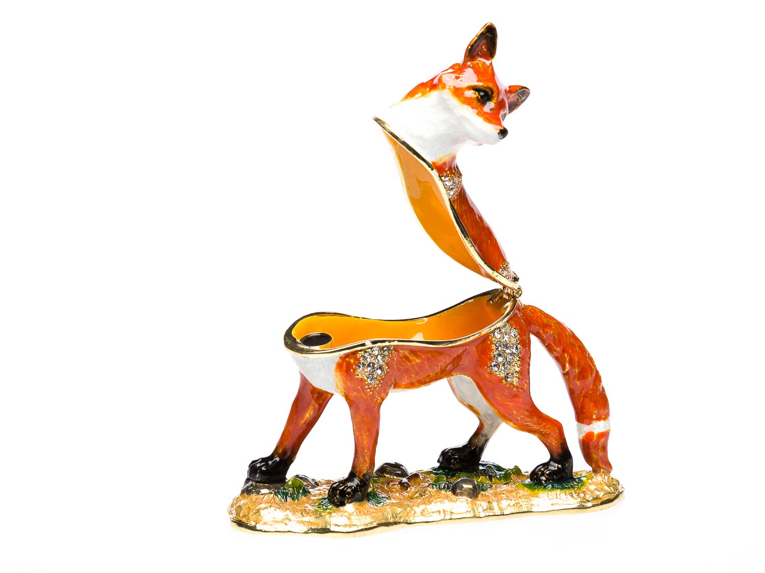 Schmuckschatulle Fuchs Pillendose Schmuckdose Dose Pillenbox jewelry fox