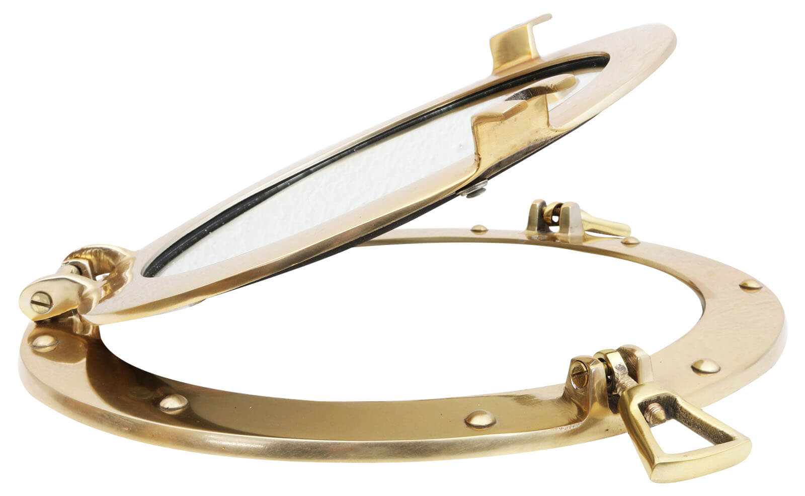Hublot avec miroir bateau ouvert navire décorations maritimes 29cm (e)