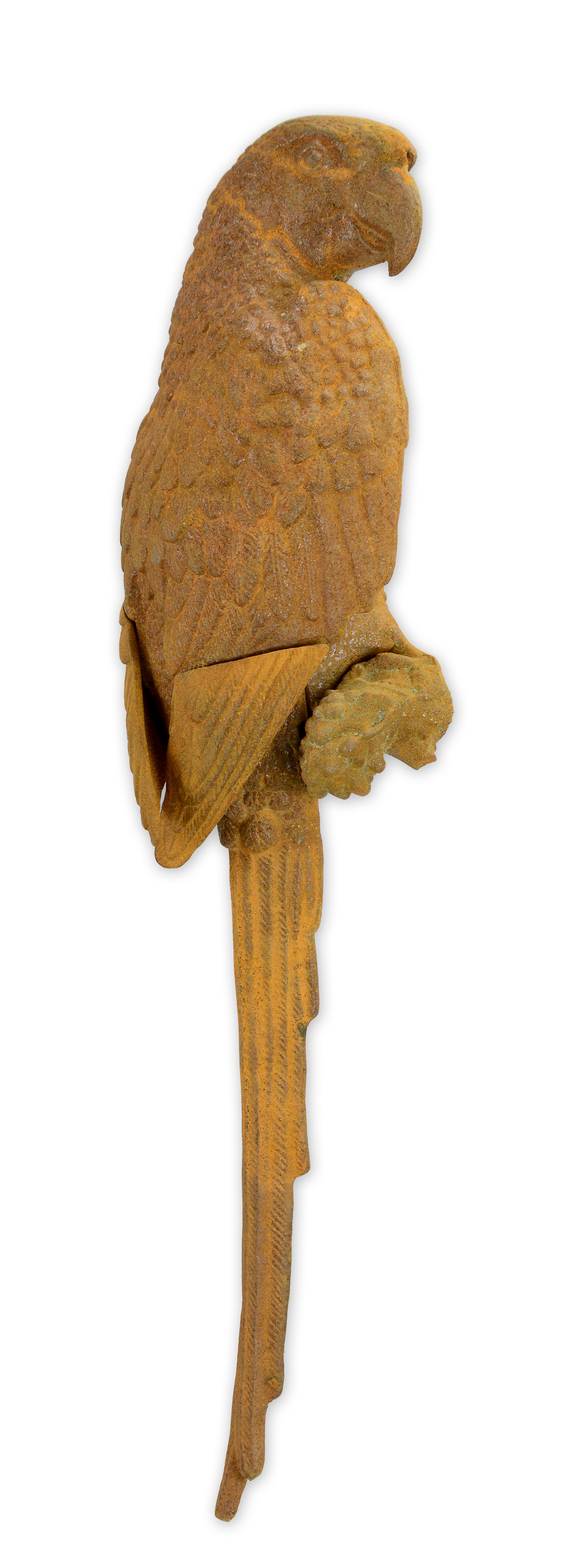 Un ara en fonte à fixer au mur - rouillé réplique design rétro décoration