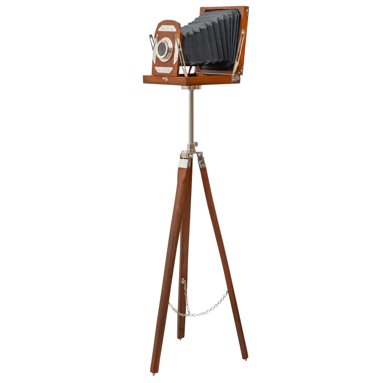 Plattenkamera Stativ Kamera Studio Atelier Dekoration Antik-Stil 130cm