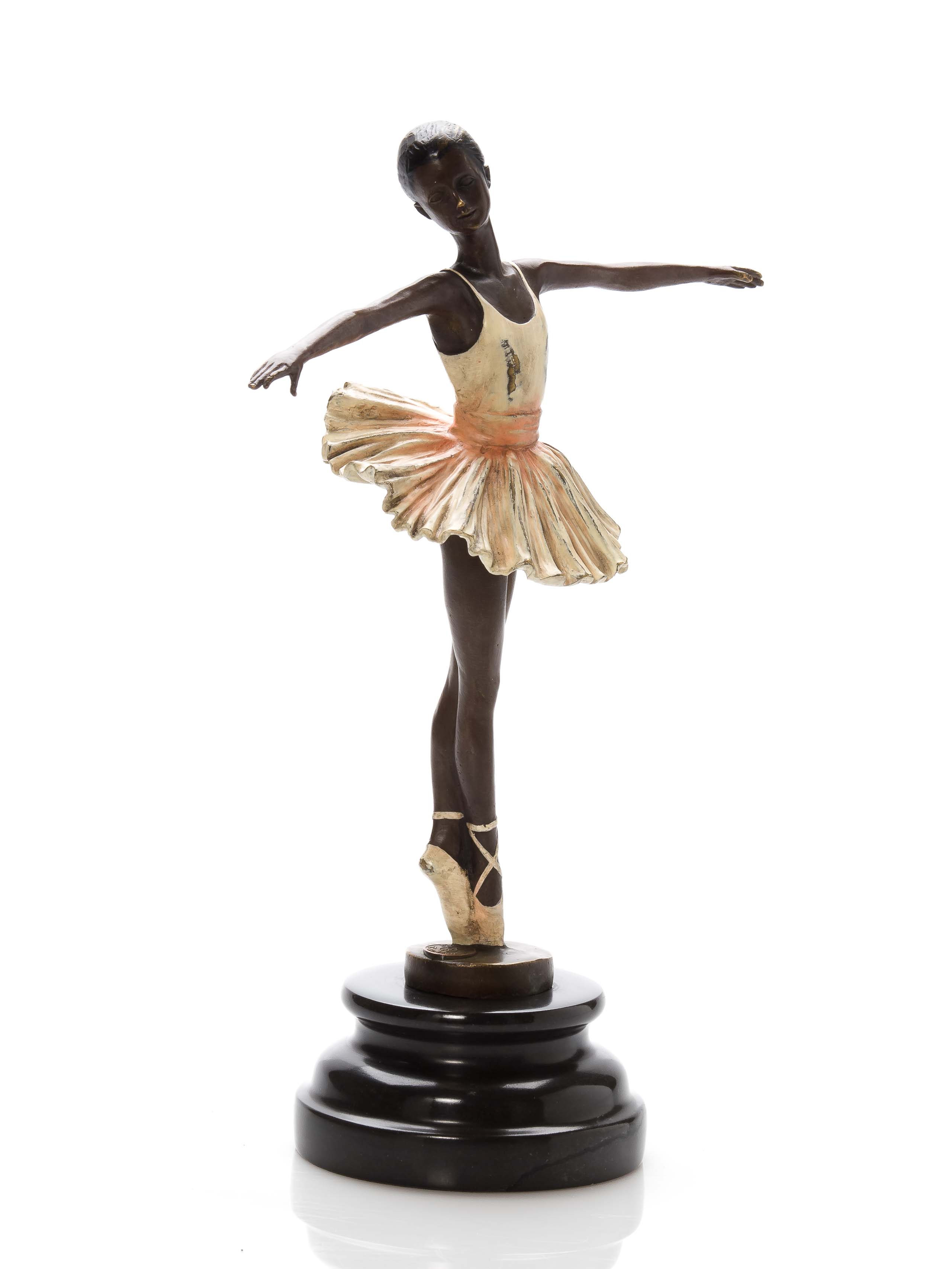 Bronze Skulptur Ballett Tänzerin Ballerina dancer antik stil sculpture figure