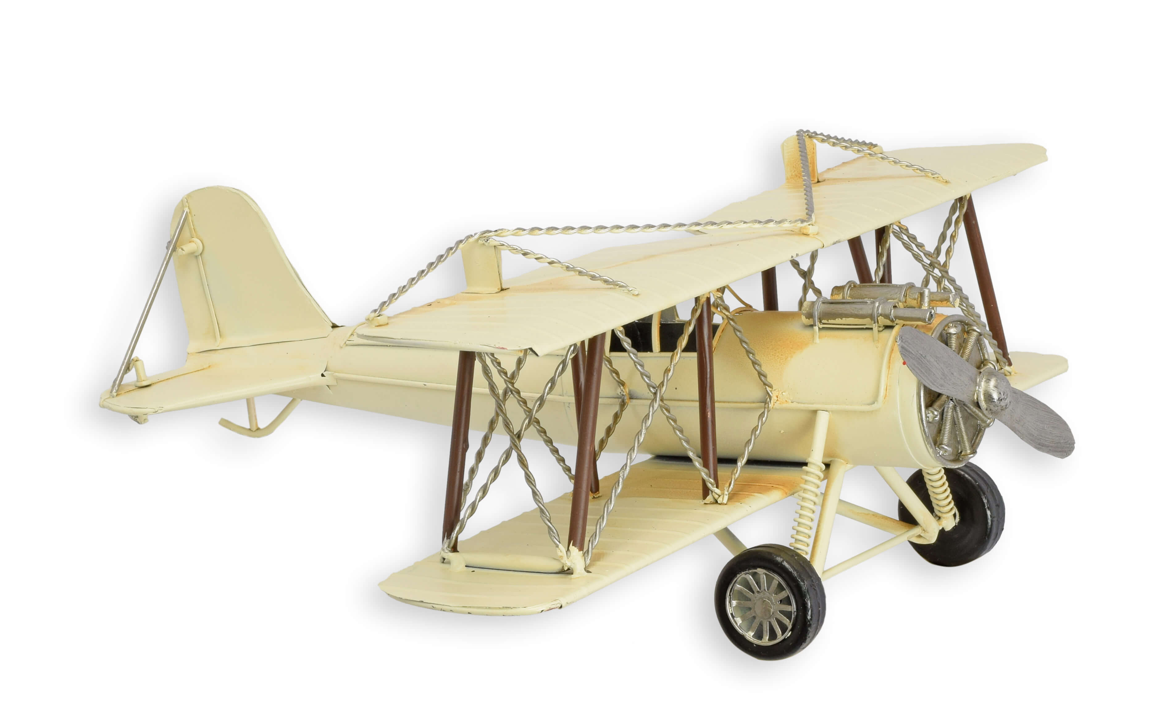 modellflugzeug, Doppeldecker, Spielzeug, Propeller, Räder