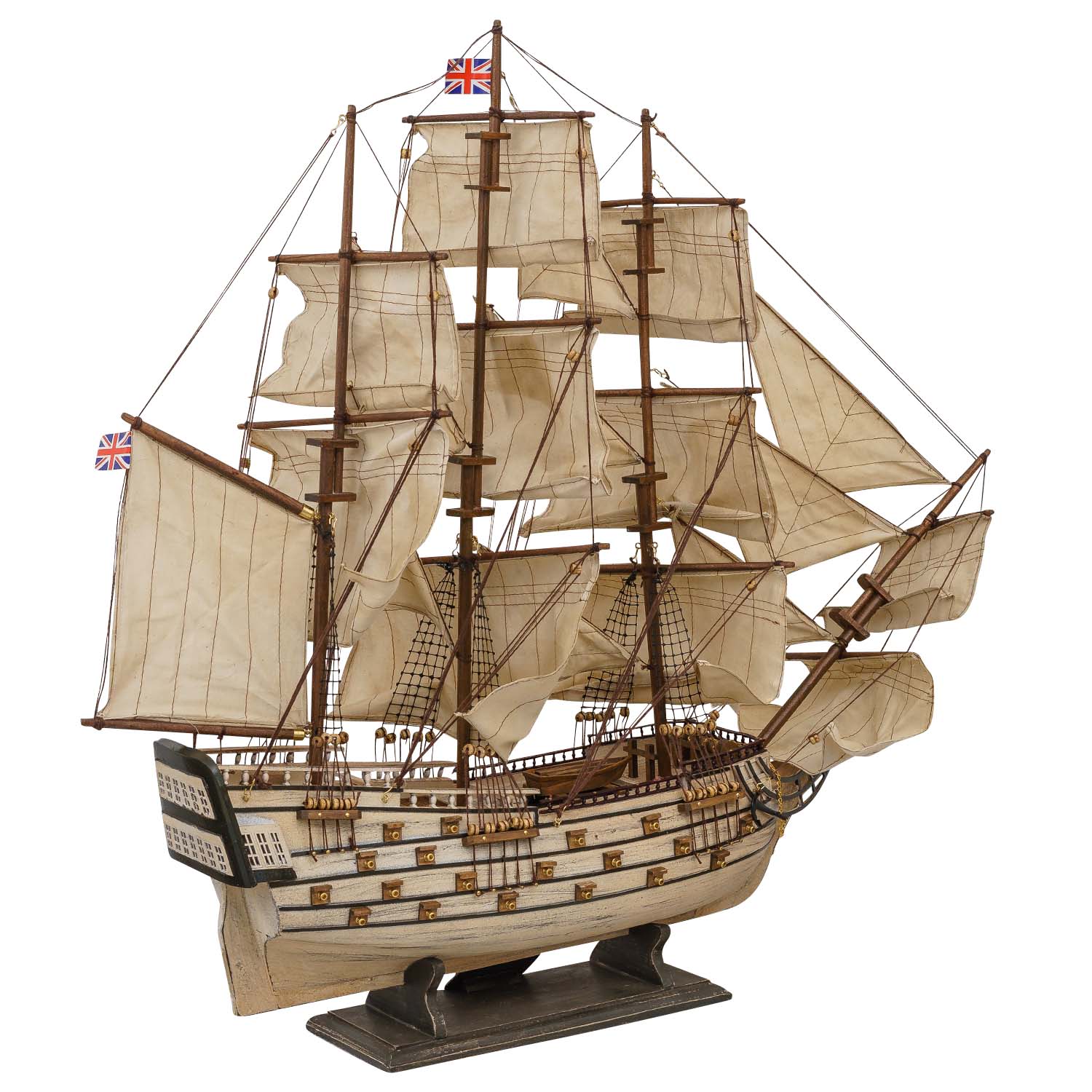 Modèle de navire HMS Victory maquette bateau trois-mâts britannique pas de kit