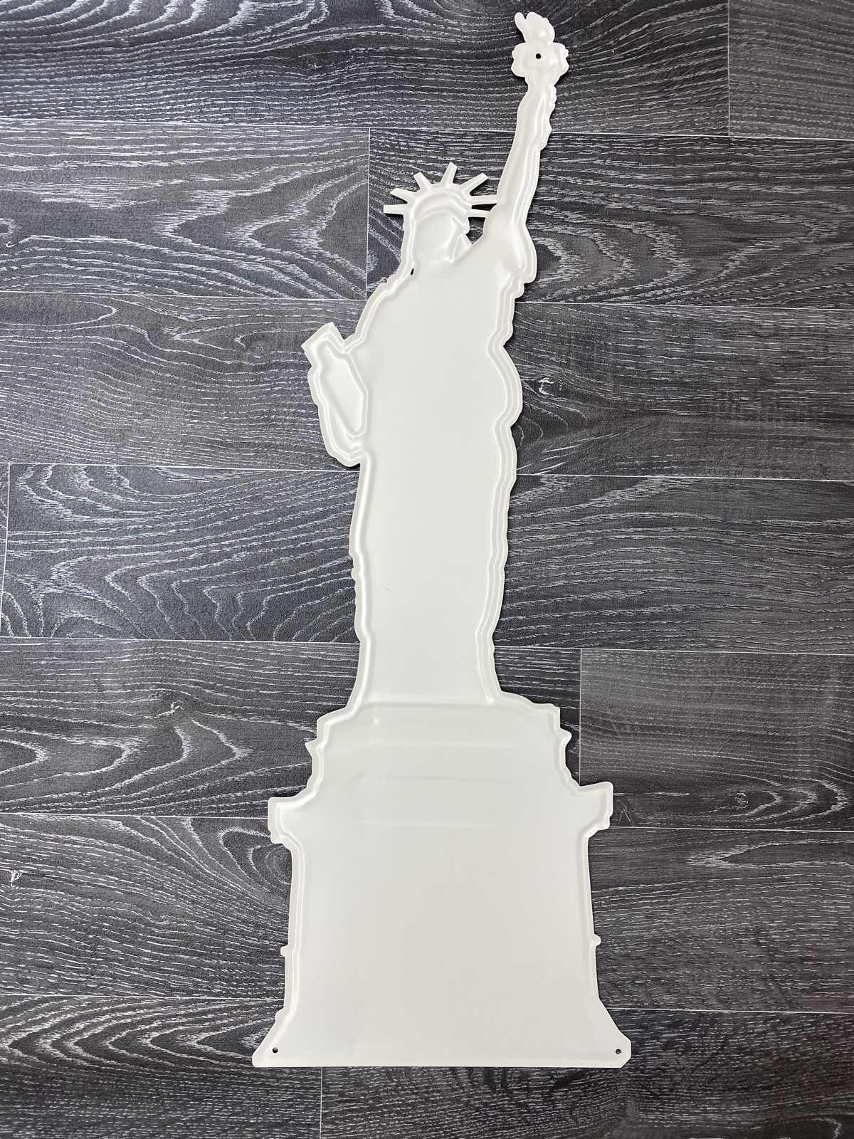 Blechschild Schild Blech Freiheitsstatue USA Amerika Antik-Stil 75cm