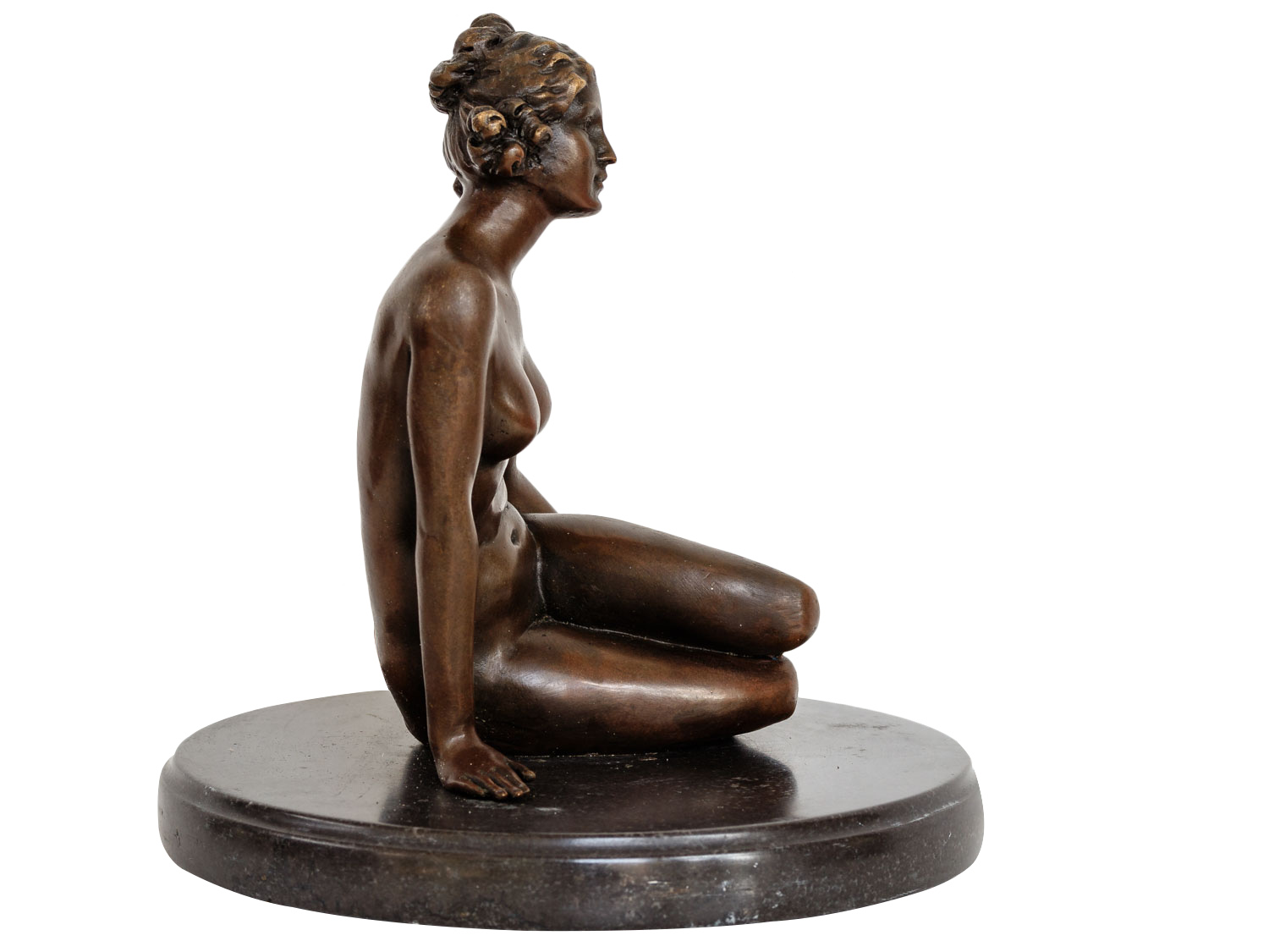 Bronzefigur erotische Kunst Erotik Frau Akt Bronze Bronzeskulptur Antik-Stil