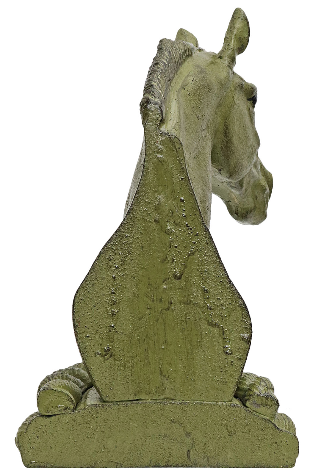 2 Buchstützen Buchständer Pferd Statue Figur Skulptur Eisen 24,5cm Antik-Stil