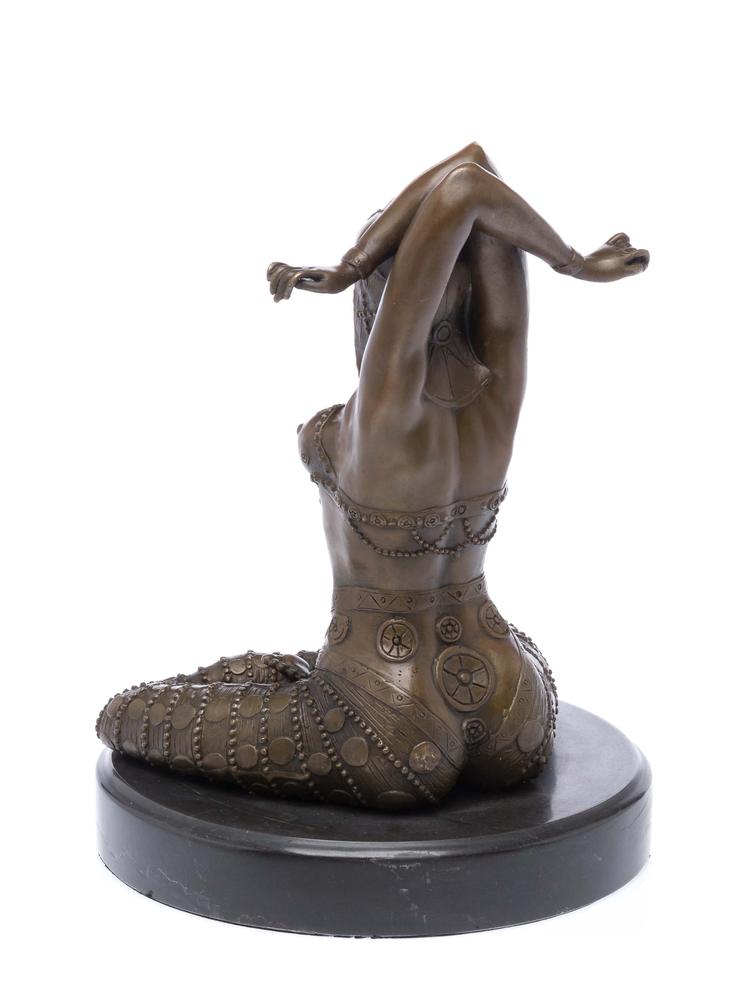 Bronzeskulptur Art Deko Stil Tänzerin Bronze Skulptur Figur sculpture danseuse