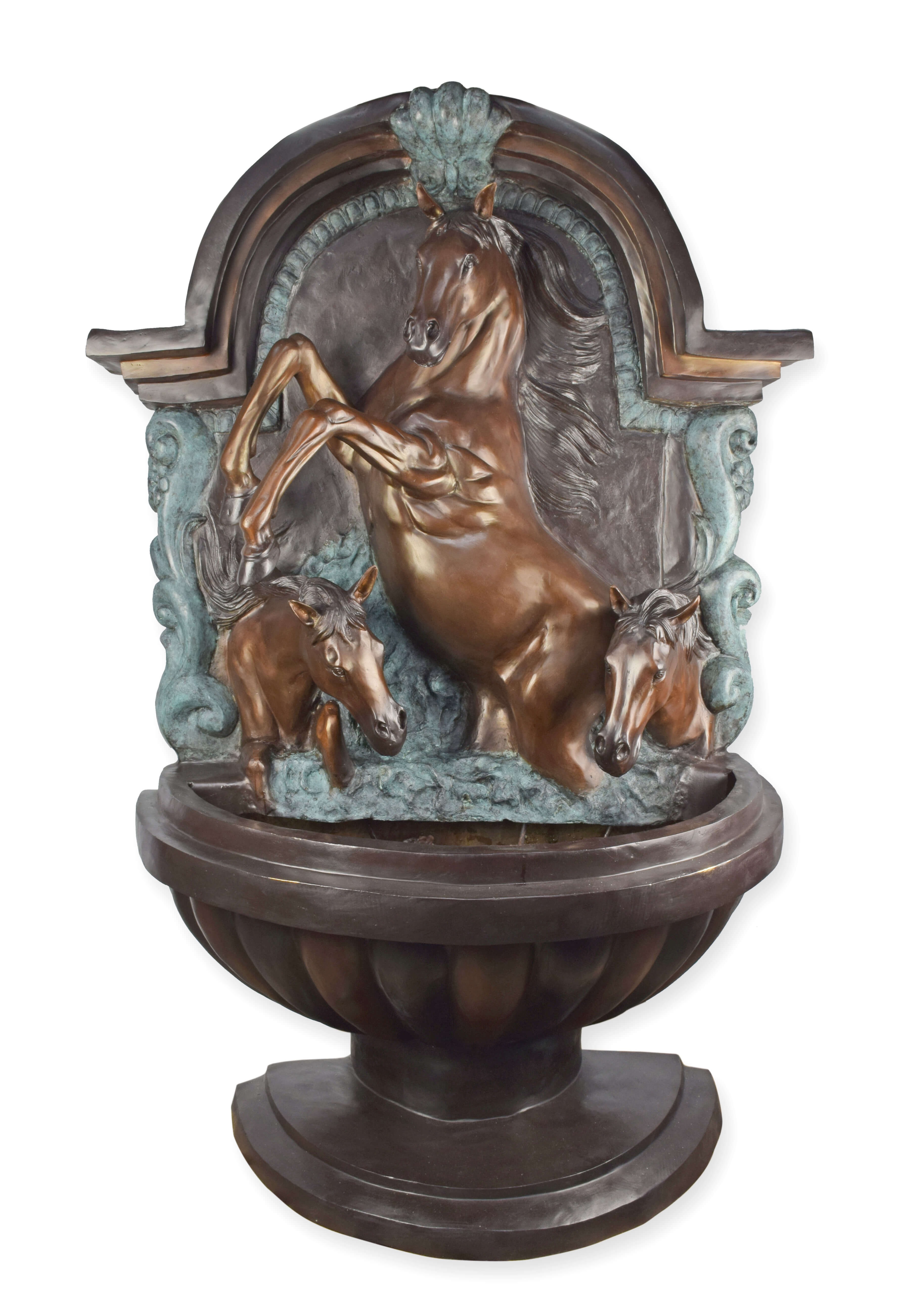 Bronze, Glas, Töpferei, Springbrunnen, Urne