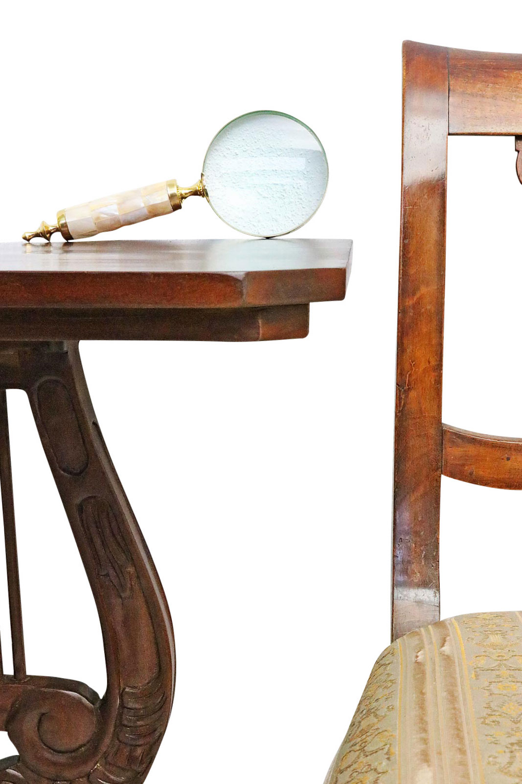 Lupe Leselupe Lesehilfe im Antik-Stil Handlupe Sehhilfe Vergrößerungsglas W24