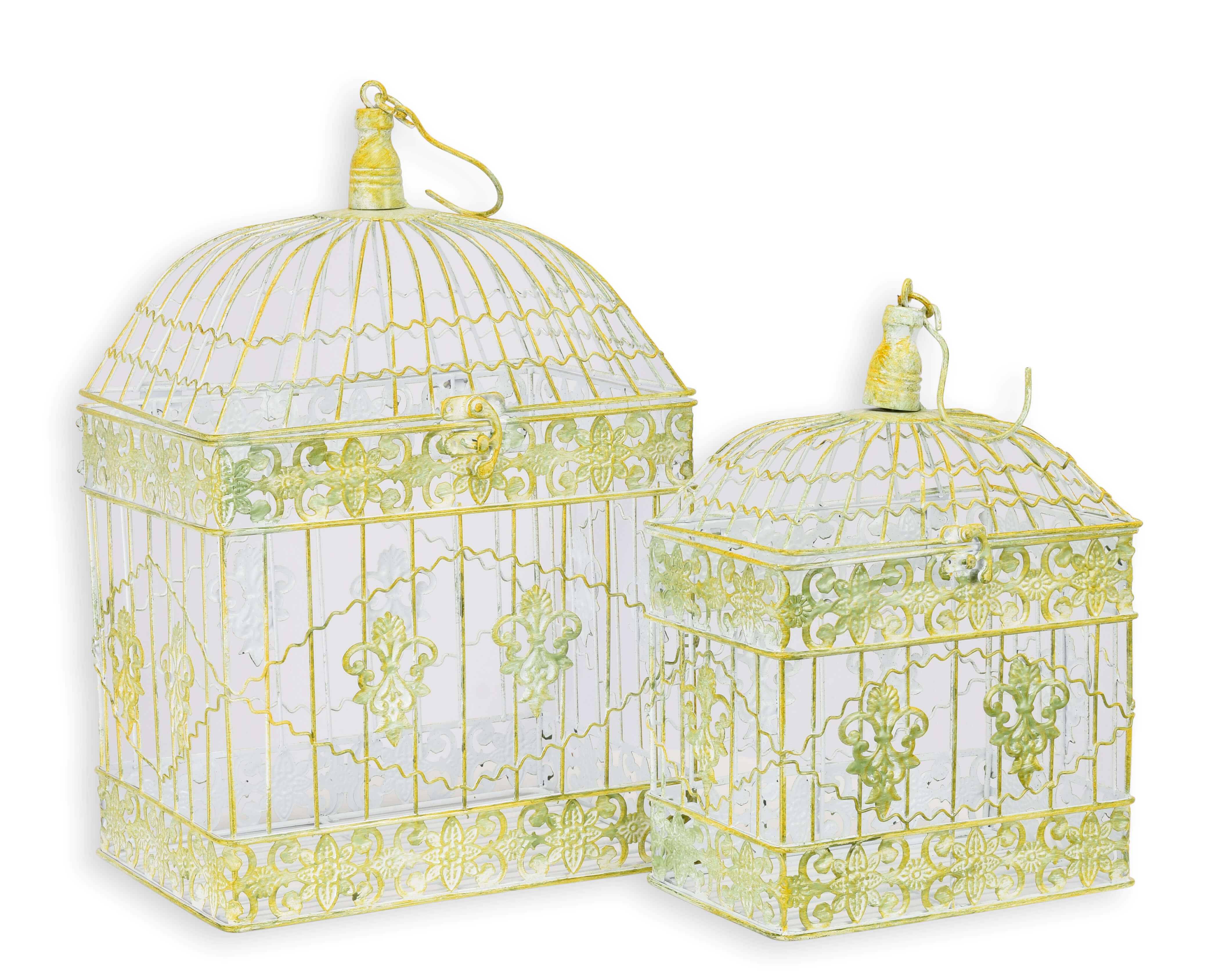 Gitterdose, Spitzmäuler, Metallgitter, Blumendekor, Vintage-Stil