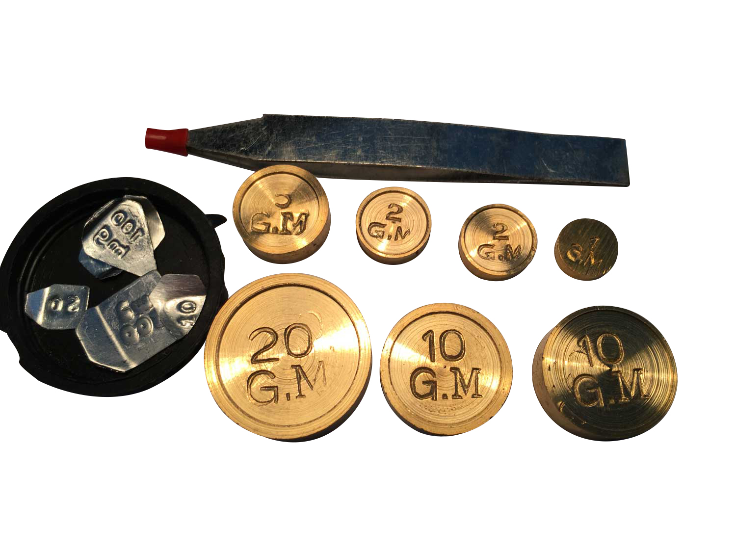 Waage Feinwaage Goldwaage im Etui Messing Apothekerwaage Antik-Stil - 21cm