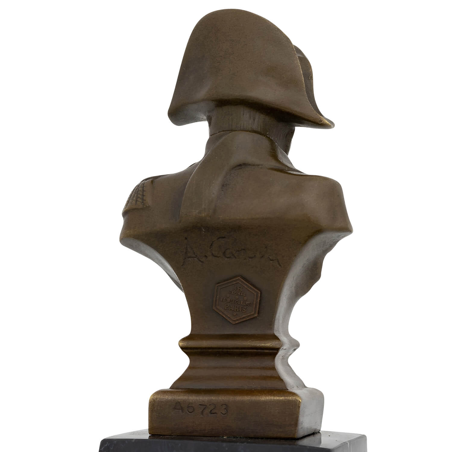 Bronzeskulptur Büste Kaiser Napoleon Antik-Stil Bronze Figur Statue 20cm