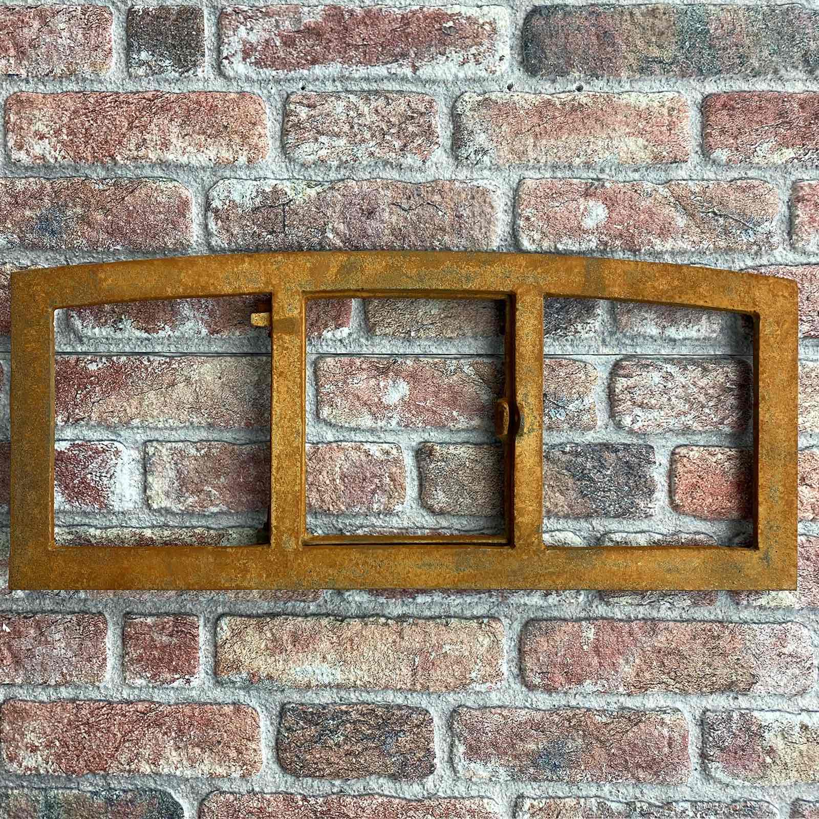 Stallfenster Fenster zum Öffnen Scheunenfenster Rost Eisen 63cm Antik-Stil