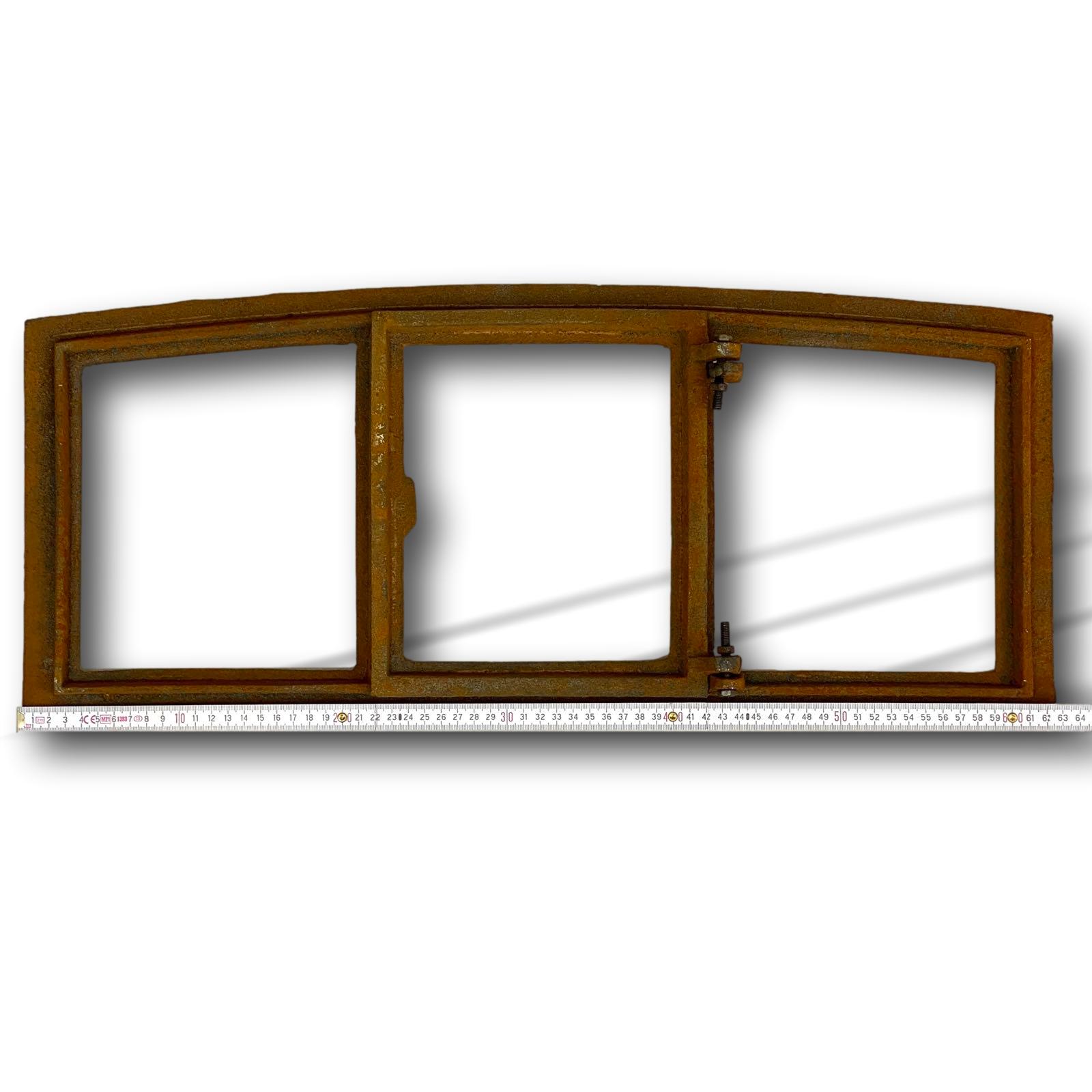 Stallfenster Fenster zum Öffnen Scheunenfenster Rost Eisen 63cm Antik-Stil