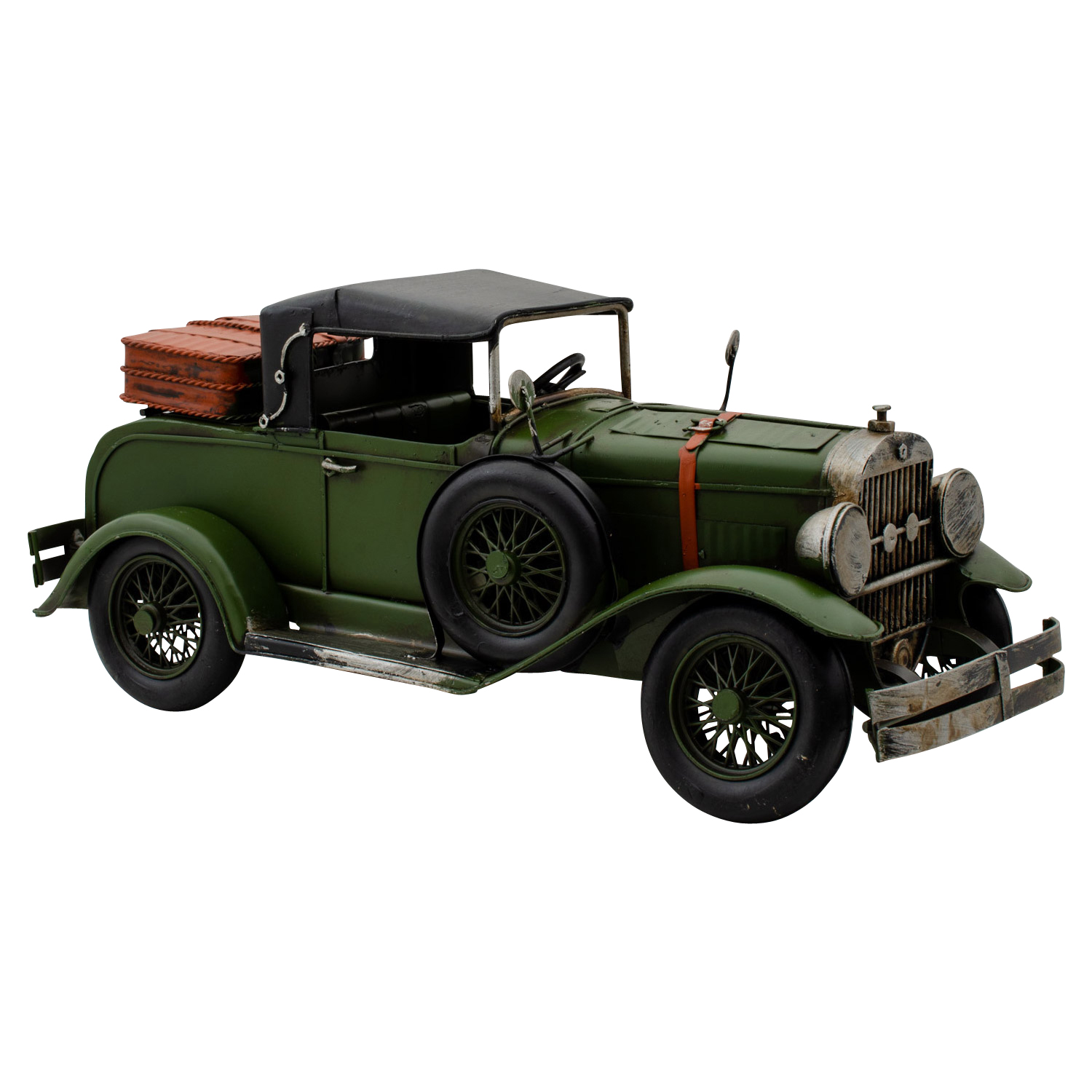 Modellauto Oldtimer Nostalgie Blech Metall Auto Modell Antik-Stil - 34cm